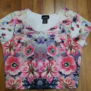 Floral Cropped Top